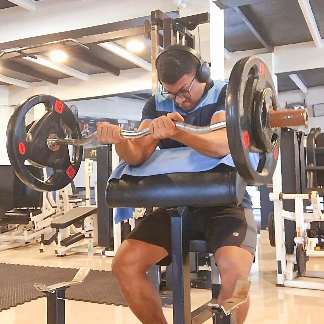 Coach Bernil training